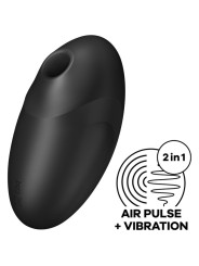 SATISFYER VULVA LOVER 3 ESTIMULADOR Y VIBRADOR NEGRO