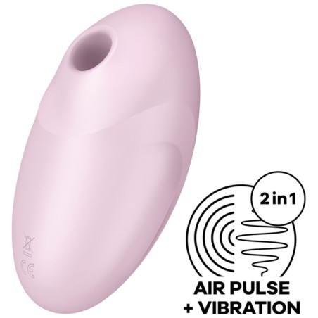 SATISFYER VULVA LOVER 3 ESTIMULADOR Y VIBRADOR NEGRO