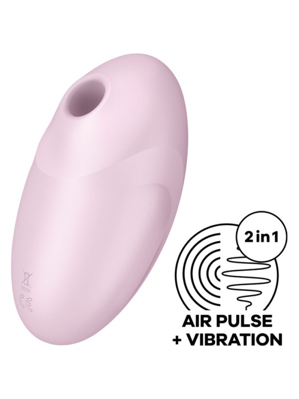 SATISFYER VULVA LOVER 3 ESTIMULADOR Y VIBRADOR NEGRO