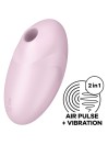SATISFYER VULVA LOVER 3 ESTIMULADOR Y VIBRADOR NEGRO