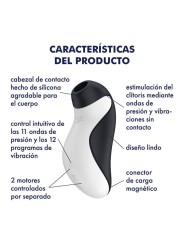 SATISFYER ORCA AIR PULSE STIMULATOR VIBRATION