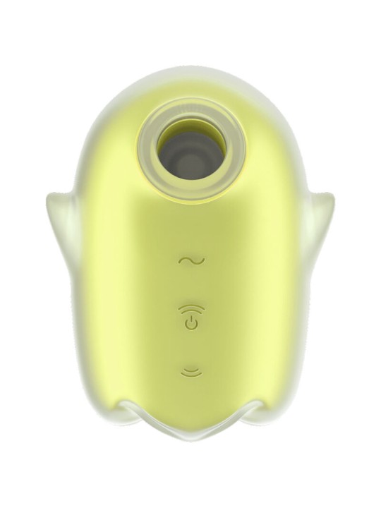 SATISFYER GLOWING GHOST AIR PULSE VIBRADOR AMARILLO