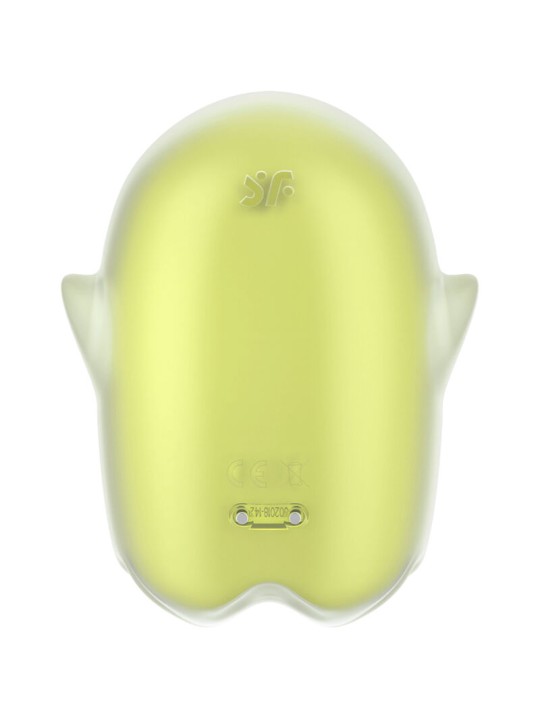 SATISFYER GLOWING GHOST AIR PULSE VIBRADOR AMARILLO