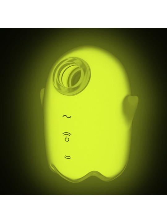 SATISFYER GLOWING GHOST AIR PULSE VIBRADOR AMARILLO