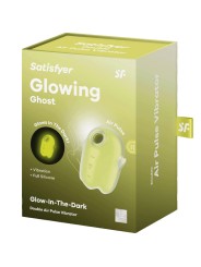 SATISFYER GLOWING GHOST AIR PULSE VIBRADOR AMARILLO