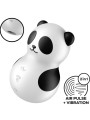 SATISFYER POCKET PANDA ESTIMULADOR VIBRADOR BLANCO Y NEGRO