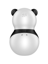 SATISFYER POCKET PANDA ESTIMULADOR VIBRADOR BLANCO Y NEGRO