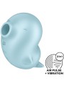 SATISFYER SASSY SEAL ESTIMULADOR VIBRADOR AZUL