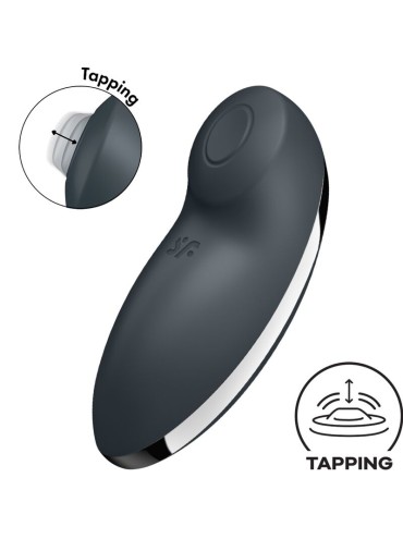 SATISFYER TAP CLIMAX 2 VIBRADOR ESTIMULADOR GRIS