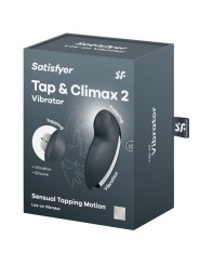 SATISFYER TAP CLIMAX 2 VIBRADOR ESTIMULADOR GRIS