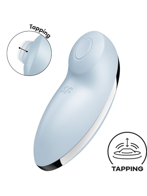 SATISFYER TAP CLIMAX 2 VIBRADOR ESTIMULADOR AZUL