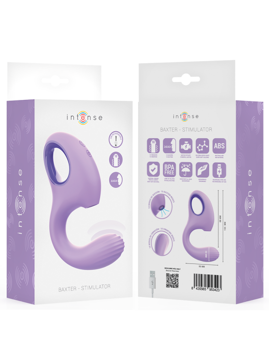 INTENSE BAXTER VIBRADOR ESTIMULADOR VIOLETA