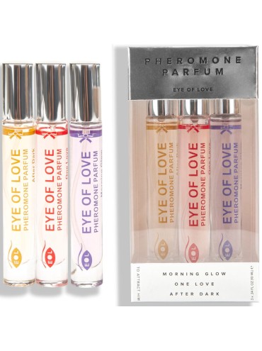 EYE OF LOVE EOL PHR PERFUME 10 ML SET 3 MORNING GLOW ONE LOVE AFTER DARK