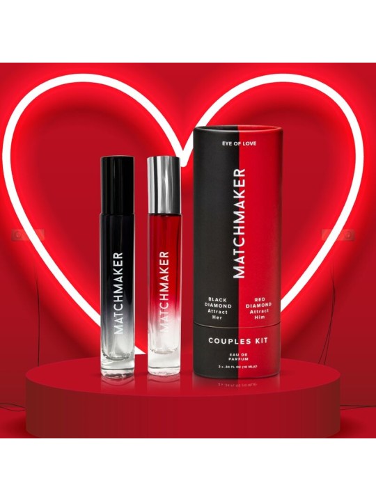 EYE OF LOVE MATCHMAKER 2PC FEROMONAS SET COUPLES KIT PARA EL Y ELLA 20 ML