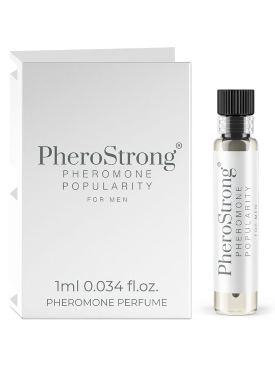 PHEROSTRONG PERFUME CON FEROMONAS POPULARITY PARA HOMBRE 1 ML