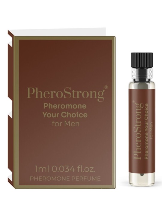 PHEROSTRONG PERFUME CON FEROMONAS YOUR CHOICE PARA HOMBRE 1 ML