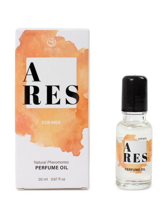 SECRETPLAY ARES PERFUME NATURAL FEROMONAS EN ACEITE PARA HOMBRE 20 ML