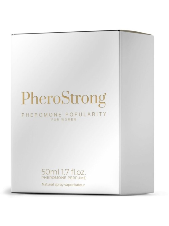 PHEROSTRONG PERFUME CON FEROMONAS POPULARITY PARA MUJER 50 ML