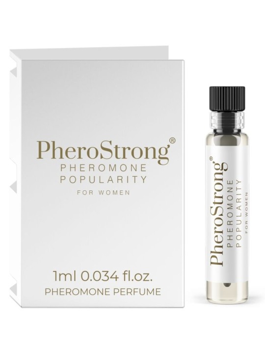 PHEROSTRONG PERFUME CON FEROMONAS POPULARITY PARA MUJER 1 ML