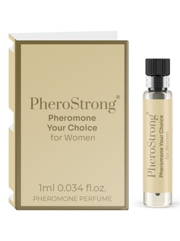 PHEROSTRONG PERFUME CON FEROMONAS YOUR CHOICE PARA MUJER 1 ML