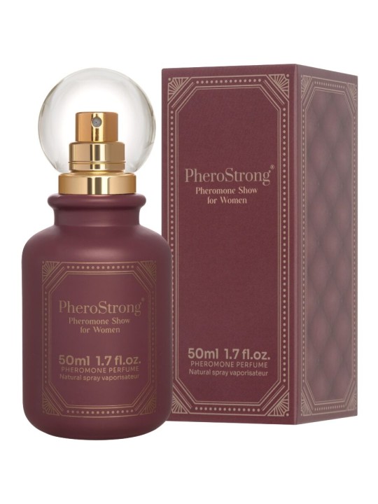 PHEROSTRONG PERFUME CON FEROMONAS SHOW PARA MUJER 50 ML