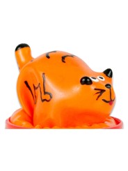 CONDOMERIE PRESERVATIVO DECORATIVO PINTADO A MANO GATO MODELO 1