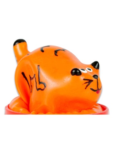 CONDOMERIE PRESERVATIVO DECORATIVO PINTADO A MANO GATO MODELO 1