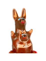 CONDOMERIE PRESERVATIVO DECORATIVO PINTADO A MANO CANGURO MODELO 1