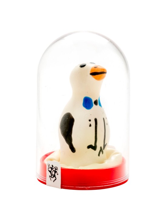 CONDOMERIE PRESERVATIVO DECORATIVO PINTADO A MANO PINGUINO