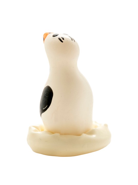 CONDOMERIE PRESERVATIVO DECORATIVO PINTADO A MANO PINGUINO