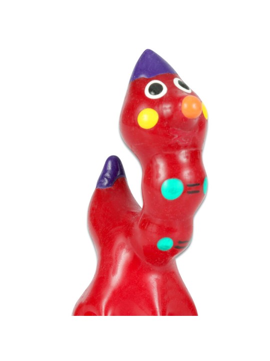 CONDOMERIE PRESERVATIVO DECORATIVO PINTADO A MANO GUSANO