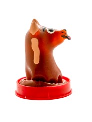 CONDOMERIE PRESERVATIVO DECORATIVO PINTADO A MANO PERRO