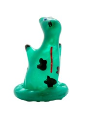 CONDOMERIE PRESERVATIVO DECORATIVO PINTADO A MANO MONSTRUO LAGO NESS