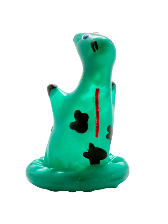 CONDOMERIE PRESERVATIVO DECORATIVO PINTADO A MANO MONSTRUO LAGO NESS