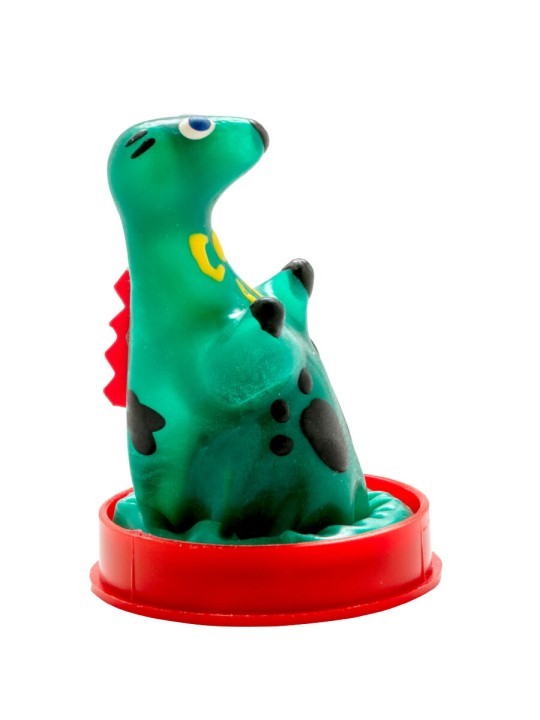 CONDOMERIE PRESERVATIVO DECORATIVO PINTADO A MANO MONSTRUO LAGO NESS