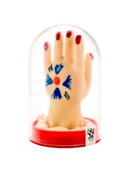 CONDOMERIE PRESERVATIVO DECORATIVO PINTADO A MANO PALMA DE LA MANO MODELO 1