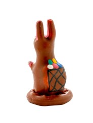 CONDOMERIE PRESERVATIVO DECORATIVO PINTADO A MANO CONEJITO DE PASCUA