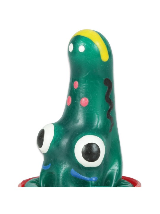 CONDOMERIE PRESERVATIVO DECORATIVO PINTADO A MANO COCODRILO MODELO 1