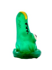 CONDOMERIE PRESERVATIVO DECORATIVO PINTADO A MANO COCODRILO MODELO 1