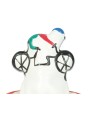 CONDOMERIE PRESERVATIVO DECORATIVO PINTADO A MANO BICICLETA