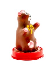 CONDOMERIE PRESERVATIVO DECORATIVO PINTADO A MANO OSO DE PELUCHE