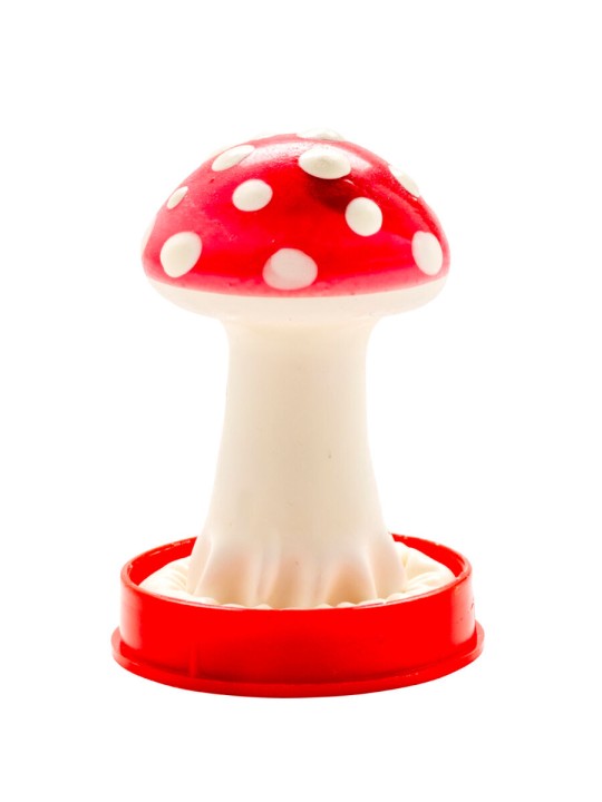 CONDOMERIE PRESERVATIVO DECORATIVO PINTADO A MANO SETA VENENOSA MODELO 1