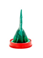 CONDOMERIE PRESERVATIVO DECORATIVO PINTADO A MANO CANABIS MODELO 1