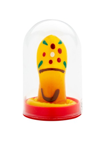 CONDOMERIE PRESERVATIVO DECORATIVO PINTADO A MANO ZUECO