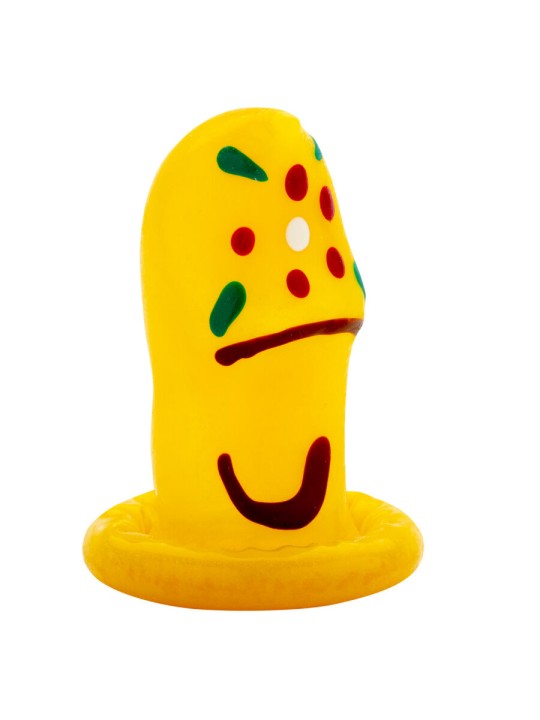 CONDOMERIE PRESERVATIVO DECORATIVO PINTADO A MANO ZUECO