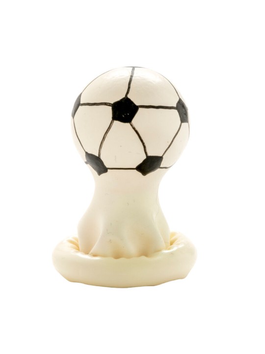 CONDOMERIE PRESERVATIVO DECORATIVO PINTADO A MANO FUTBOL AMERICANO