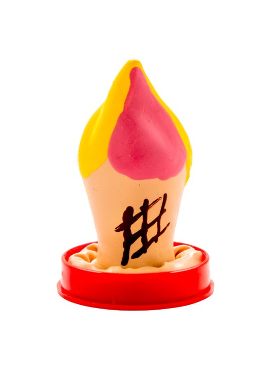 CONDOMERIE PRESERVATIVO DECORATIVO PINTADO A MANO HELADO
