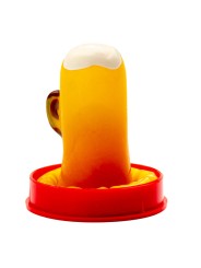 CONDOMERIE PRESERVATIVO DECORATIVO PINTADO A MANO VASO DE CERVEZA
