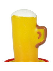 CONDOMERIE PRESERVATIVO DECORATIVO PINTADO A MANO VASO DE CERVEZA