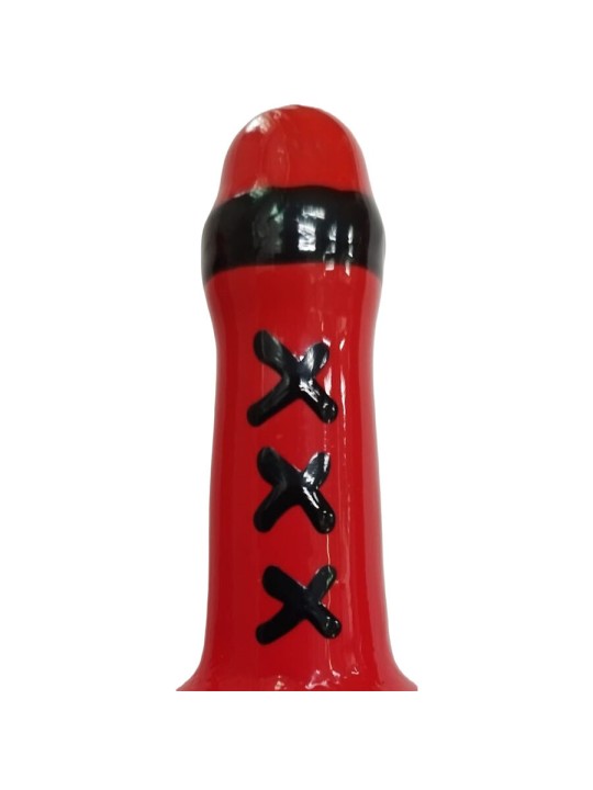 CONDOMERIE PRESERVATIVO DECORATIVO PINTADO A MANO MSTERDAM ROJO